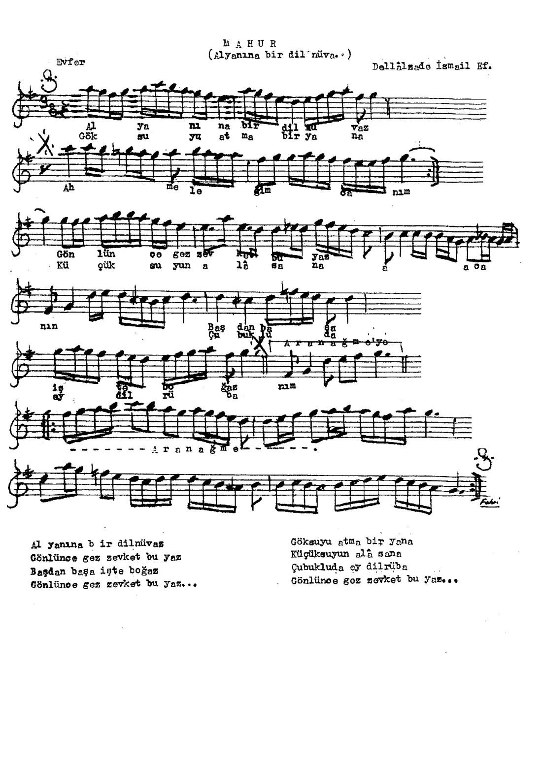 Al yanına bir dil-nevaz