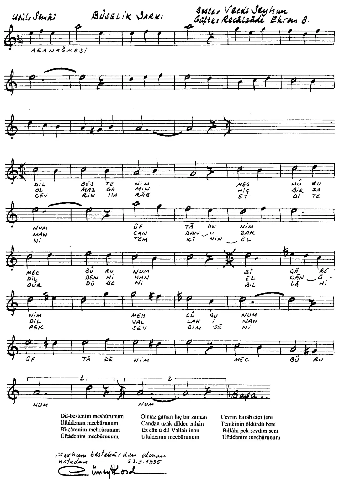 Dil-bestenim meshurunum