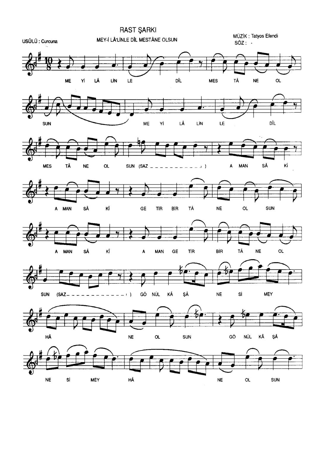 Mey-i lalinle dil mestane olsun