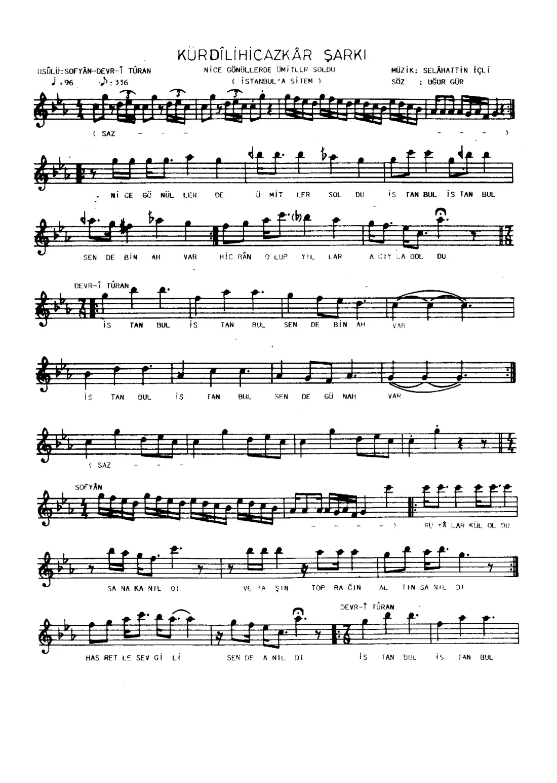 Nice gönüllerde ümitler soldu (İSTANBULa sitem )