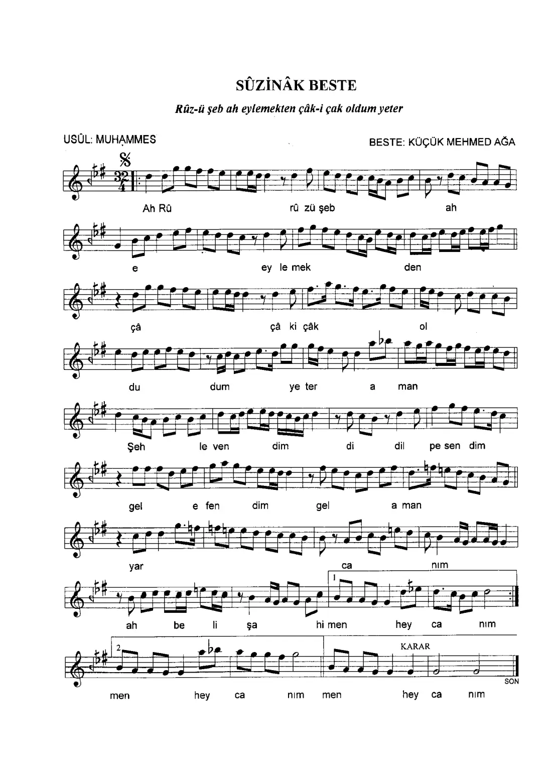 Ruz u şeb ah eylemekten çak-çak oldum yeter