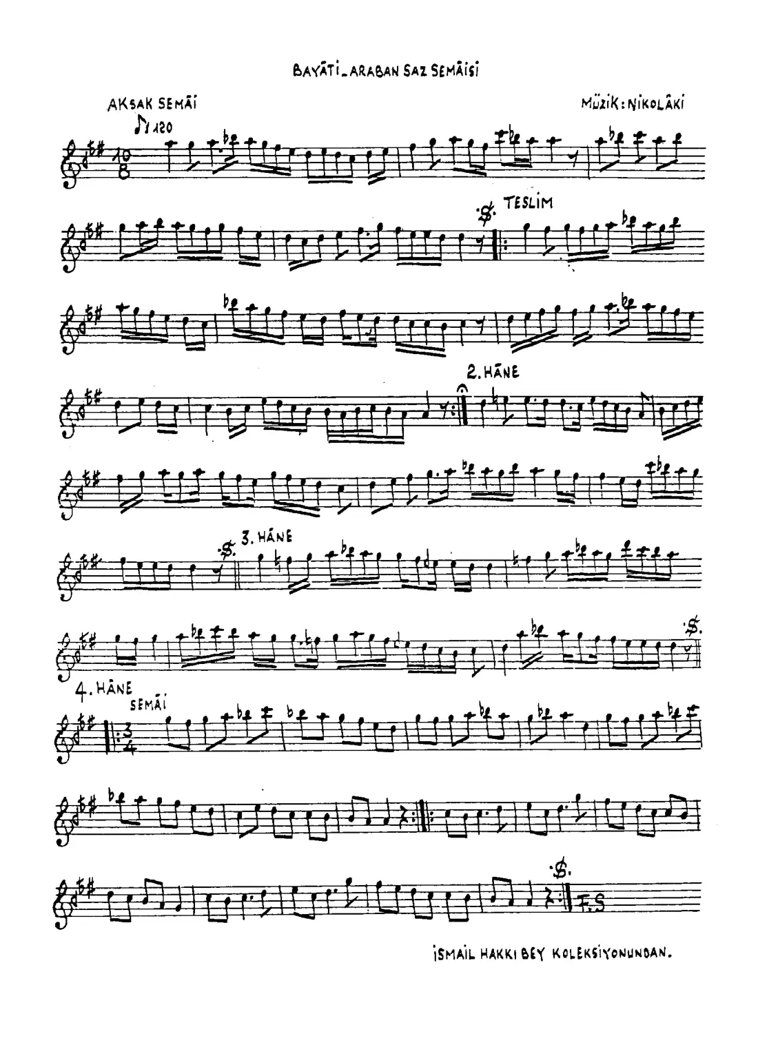 Saz Semaisi