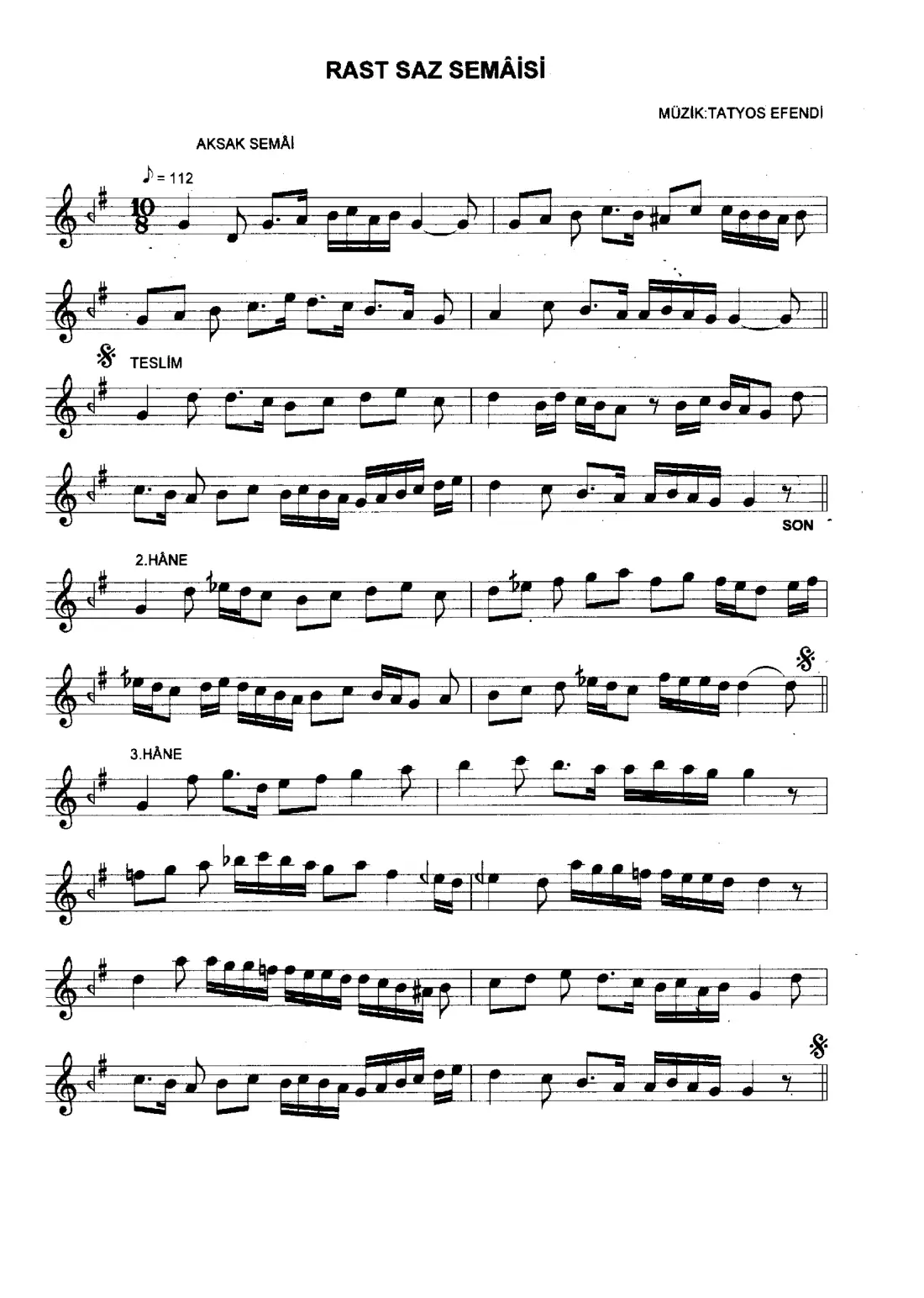 Saz Semaisi