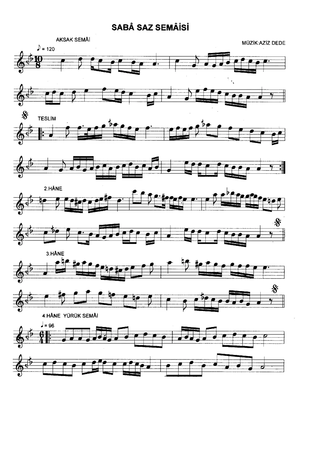 Saz Semaisi
