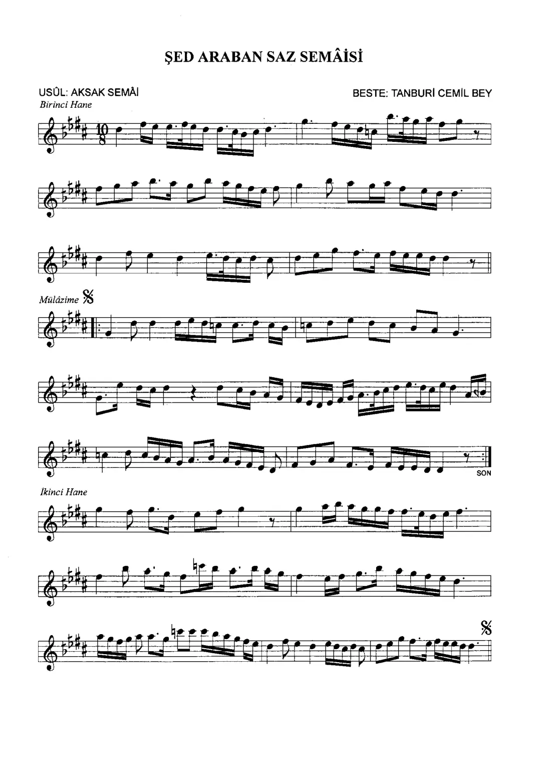 Saz Semaisi