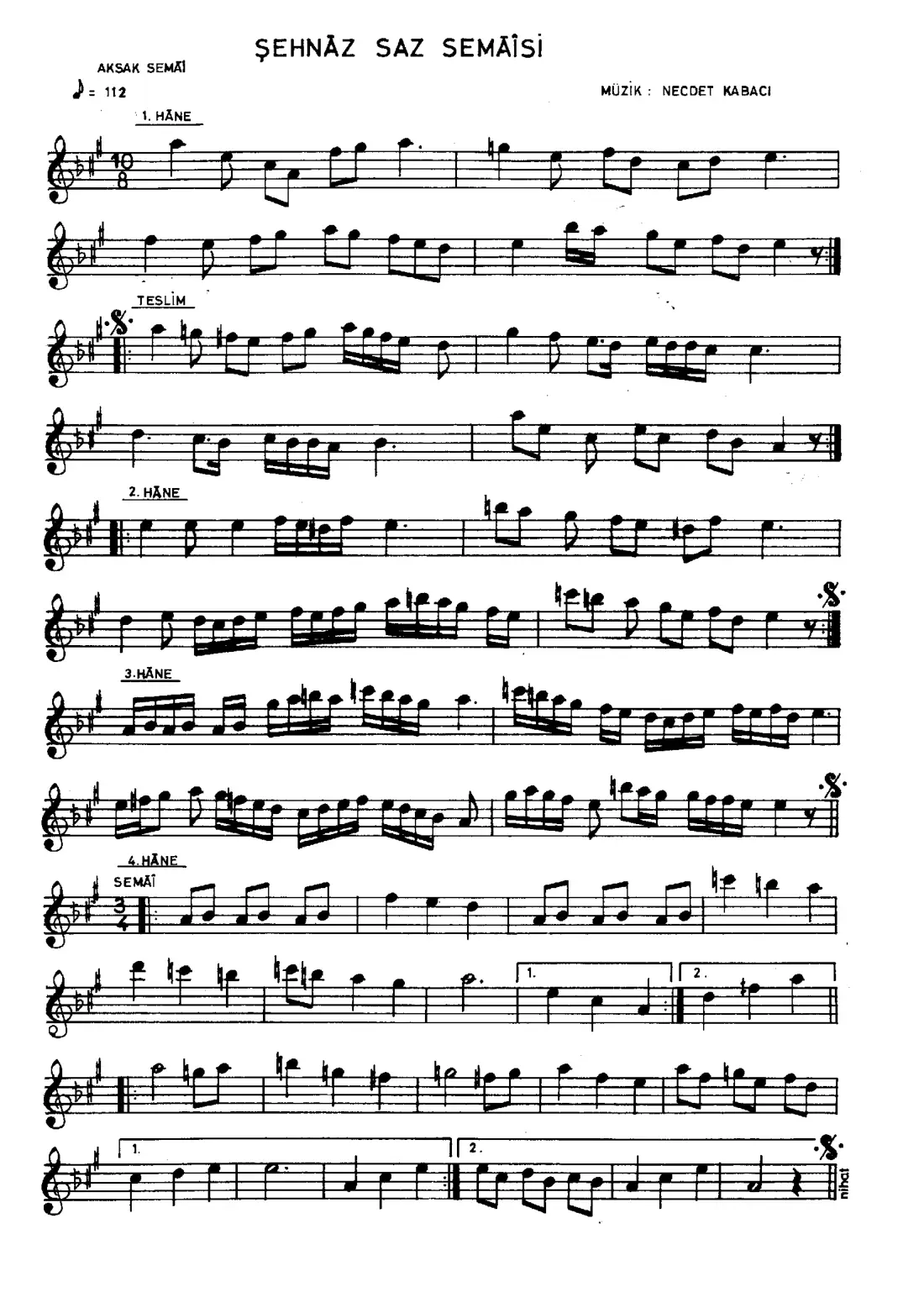 Saz Semaisi