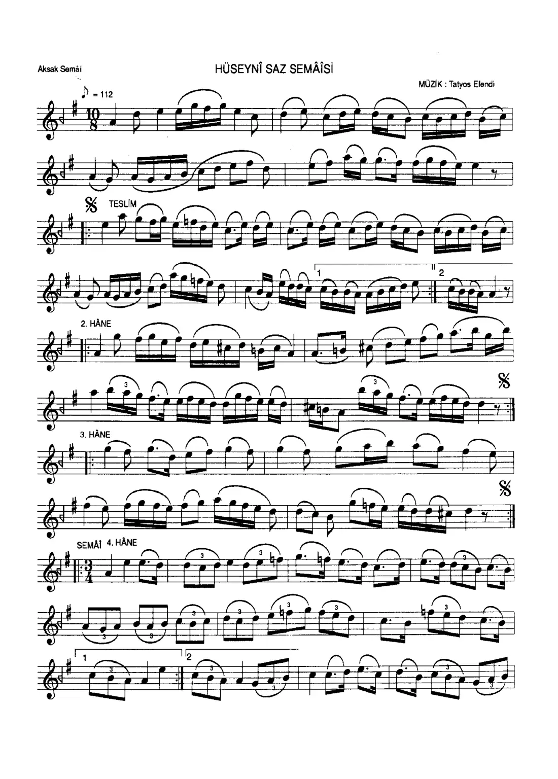 Saz Semaisi