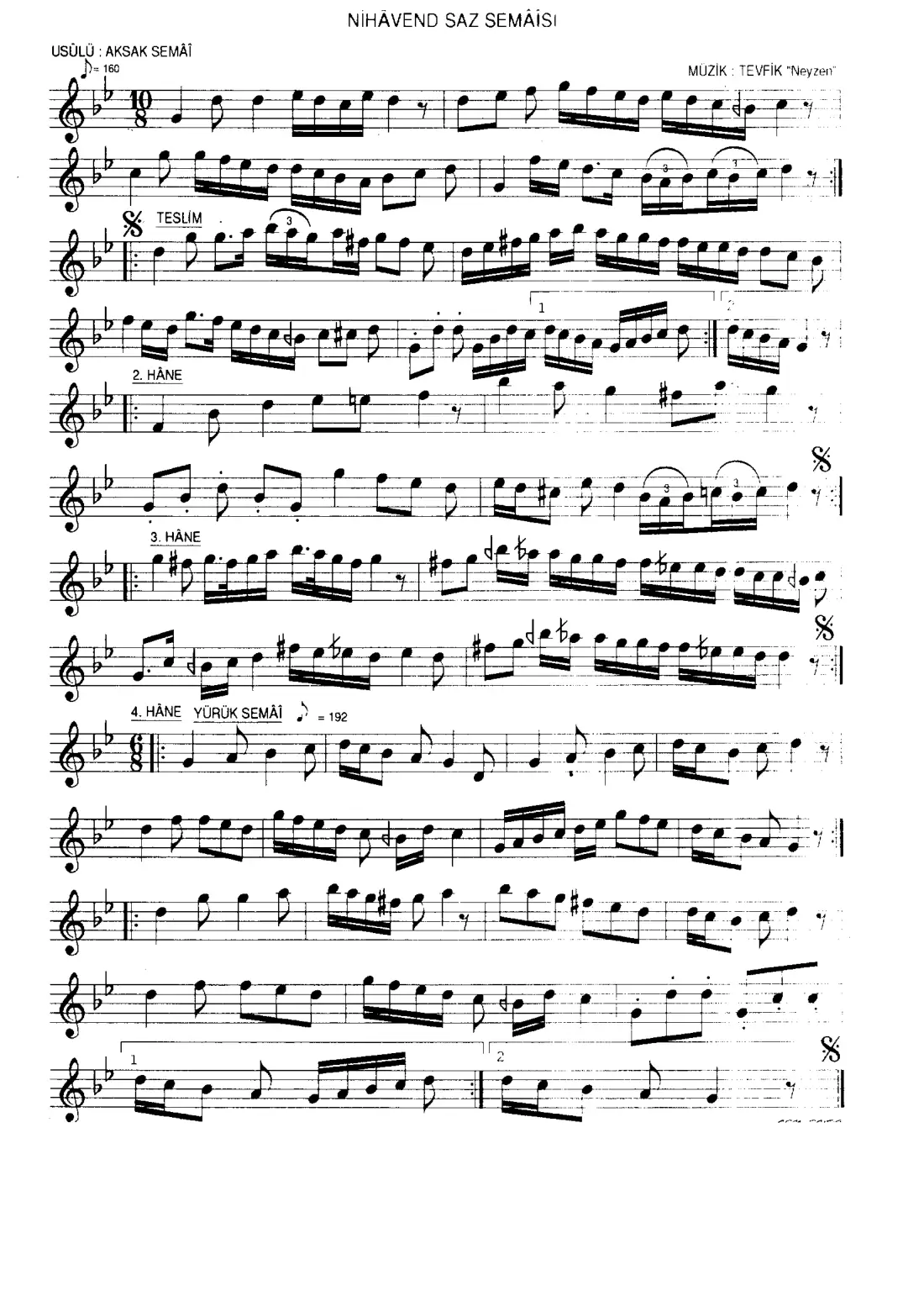 Saz Semaisi
