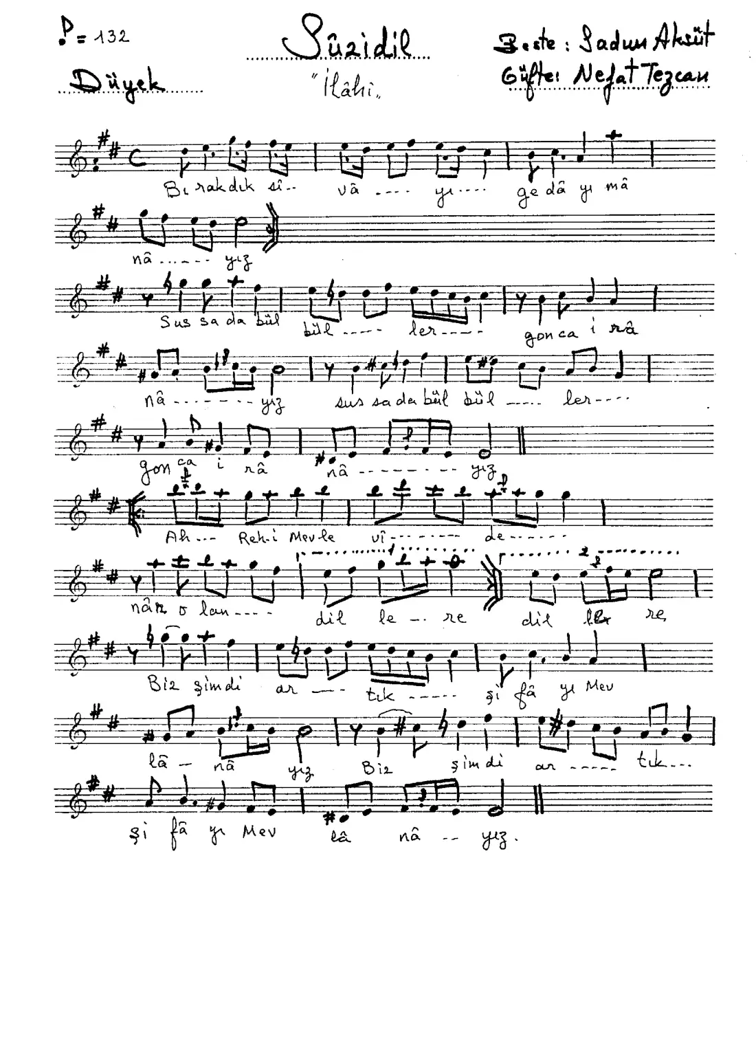 Bırakdık sivayı geda-yı manayız